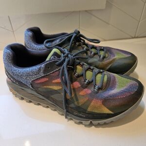 Merrell Gray and Multicolor Athletic Shoes